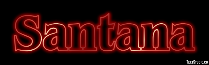Santana Text Effect