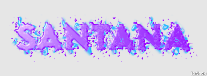 Santana Text Effect