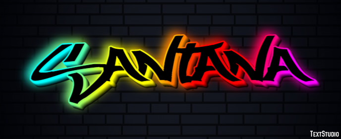 Santana Text Effect