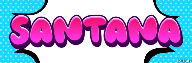 Santana Efecto de texto
