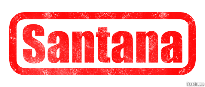 Santana Efecto de texto