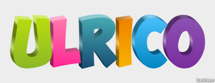 Ulrico Effetto testo