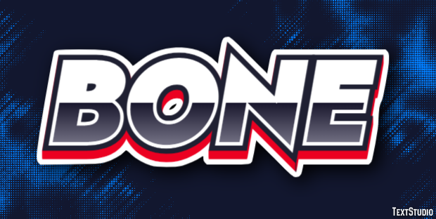 Bone Text Effect