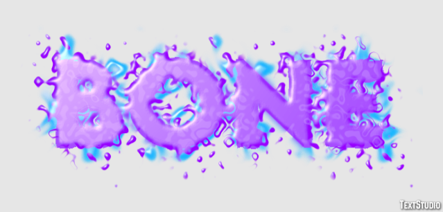 Bone Text Effect