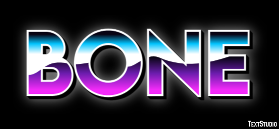 Bone Text Effect
