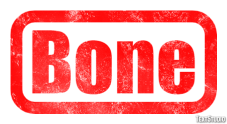 Bone Text Effect