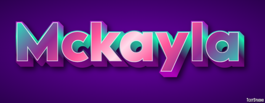 Mckayla Text effect