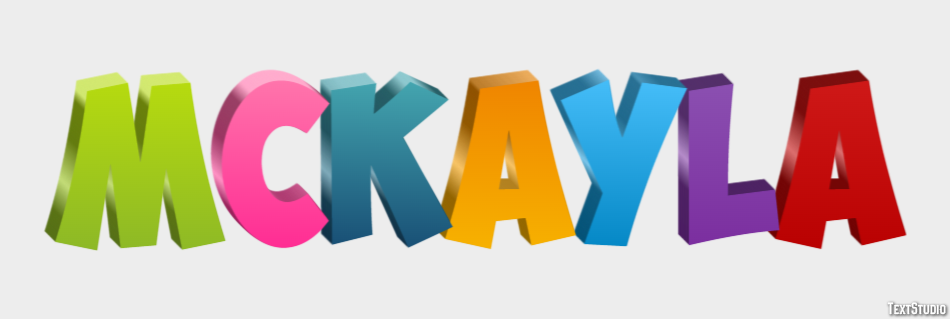 Mckayla Efecto de Texto