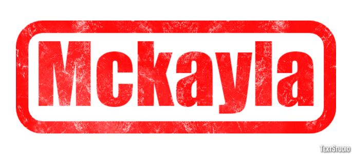 Mckayla Text effect