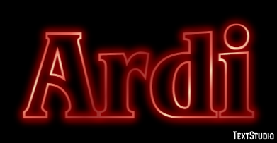 Ardi Text effect