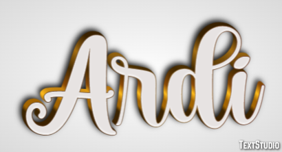 Ardi Effetto testo