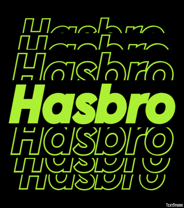 Hasbro Effetto testo