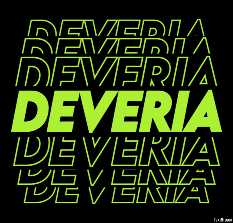 Deveria テキスト効果