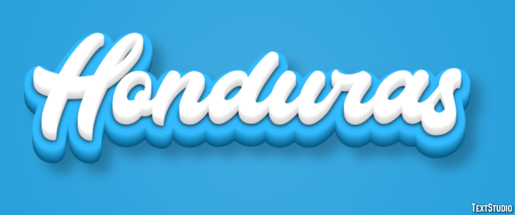 Honduras Text Effect