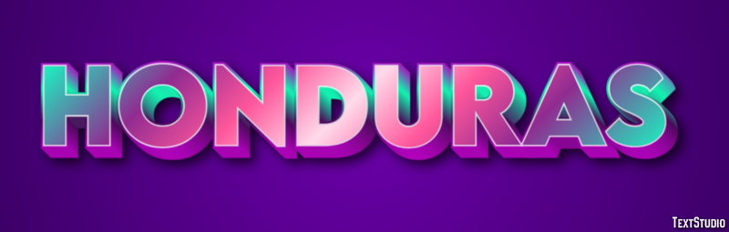 Honduras Text Effect