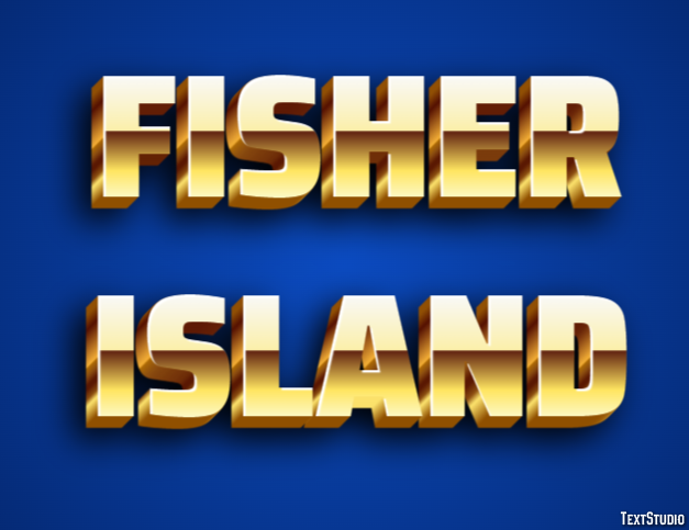 Fisher Island Efekt tekstowy