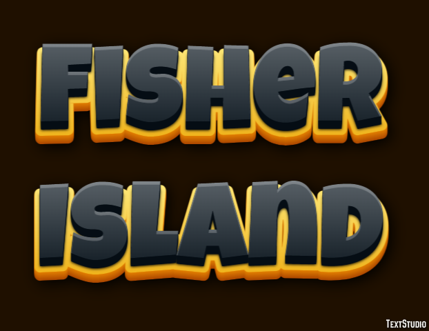 Fisher Island Efekt tekstowy