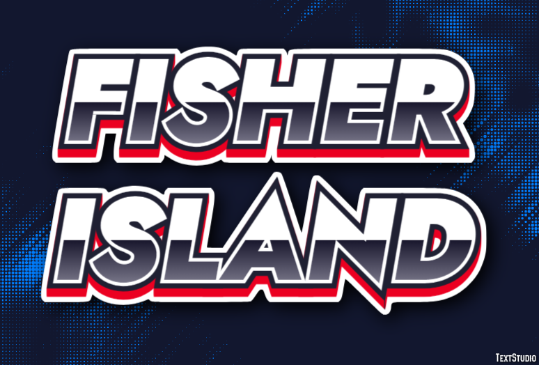 Fisher Island Efekt tekstowy