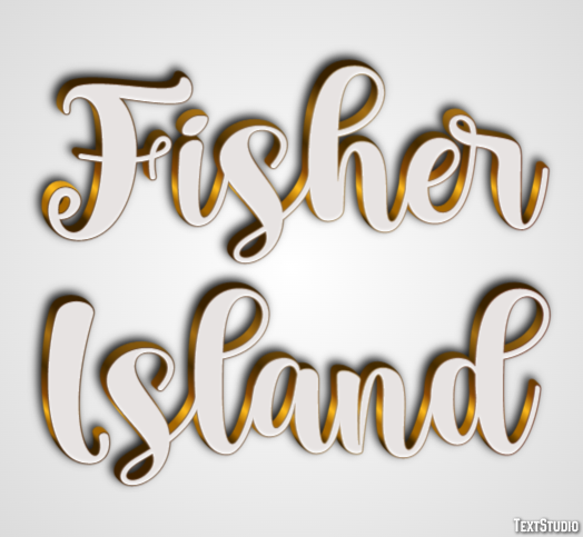Fisher Island Efekt tekstowy