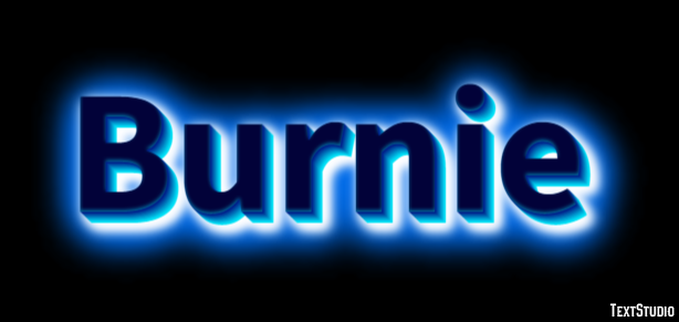 Burnie Text Effect