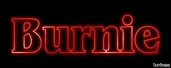 Burnie Text Effect