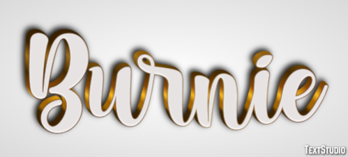 Burnie Text Effect
