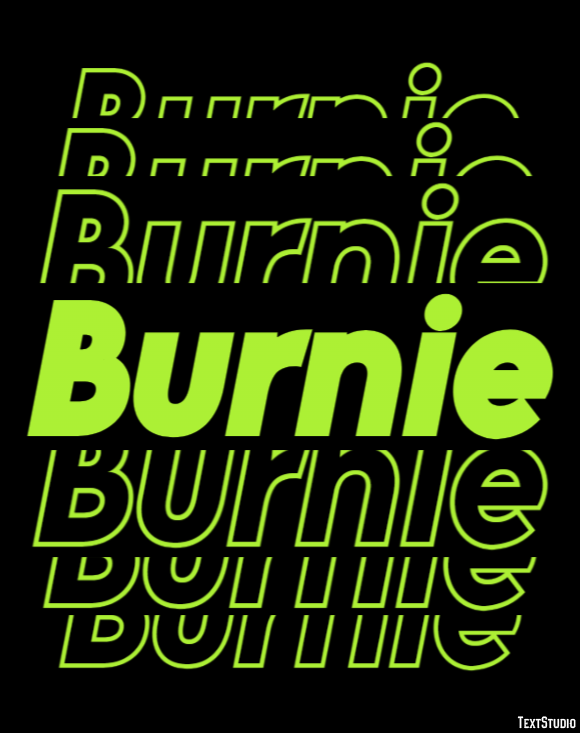 Burnie Text Effect