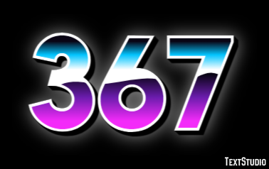 367 Efekt tekstowy