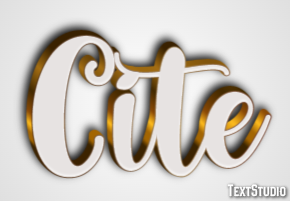 Cite Text Effect
