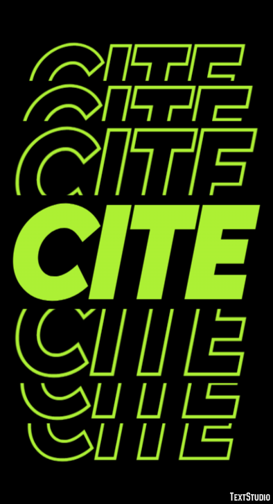Cite Text Effect