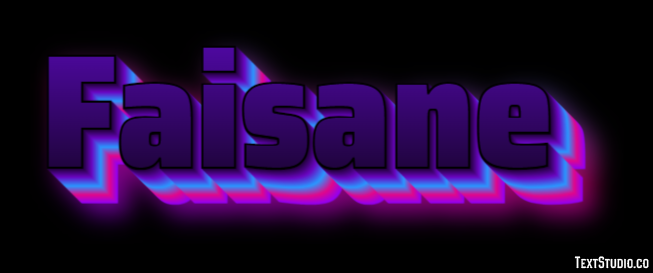 Faisane Effet de texte