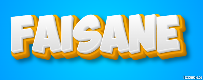 Faisane Effet de texte