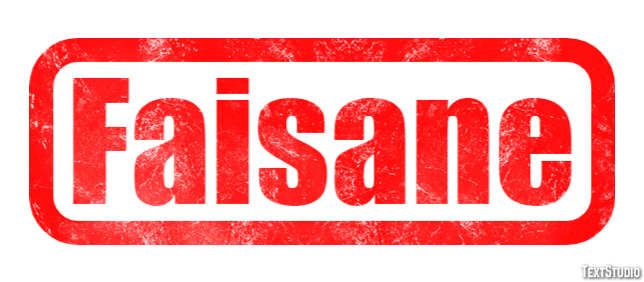 Faisane Texteffekt