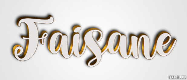Faisane Texteffekt