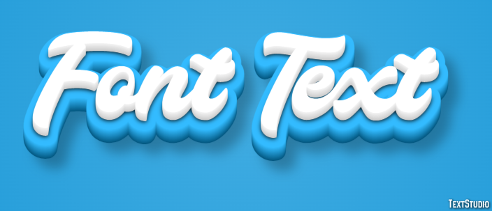 Font Text Effetto testo