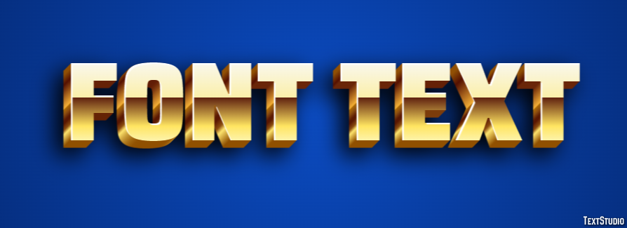 Font Text Effetto testo