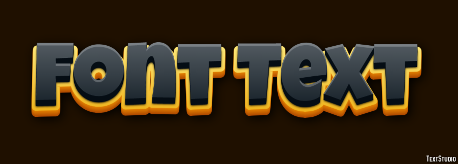 Font Text Effetto testo