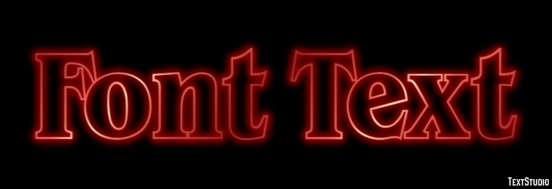 Font Text Effetto testo