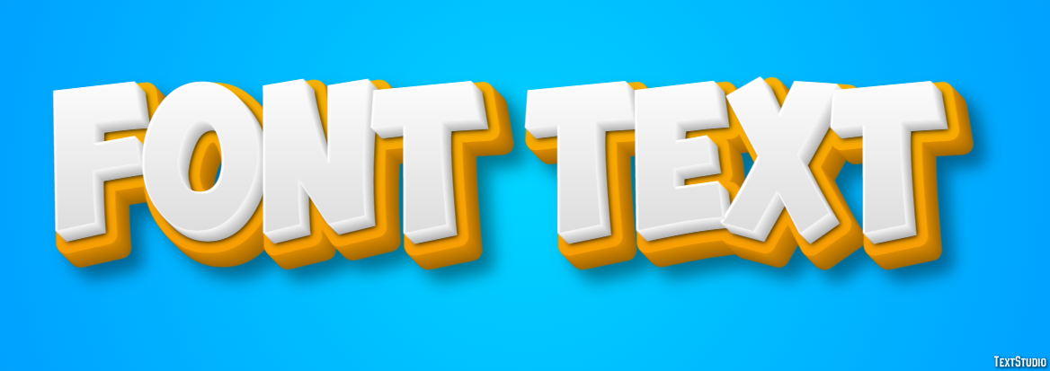 Font Text Effetto testo