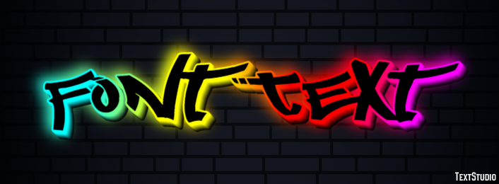 Font Text Effetto testo