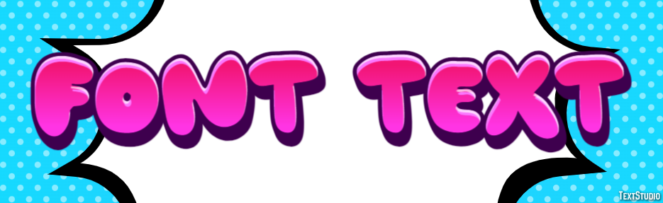Font Text Effetto testo