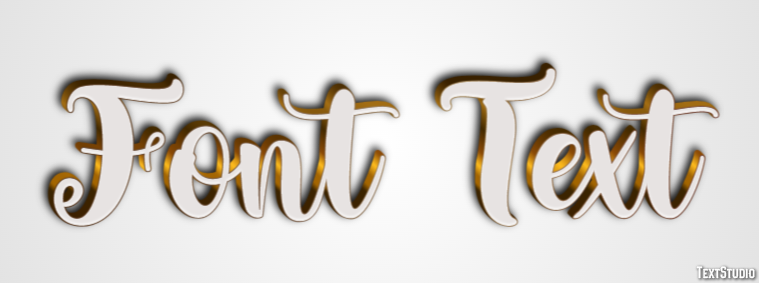 Font Text Effetto testo