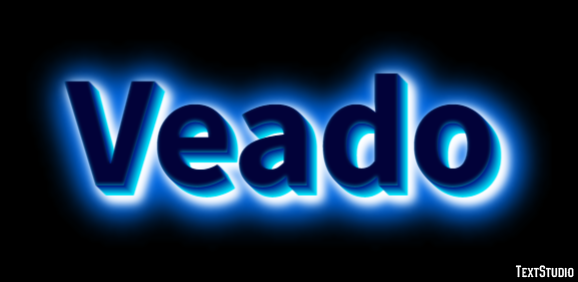 Veado Efeito de texto