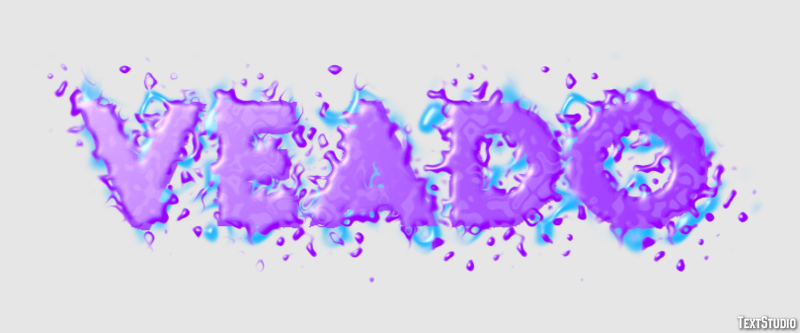 Veado Efeito de texto