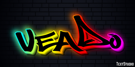 Veado Efeito de texto