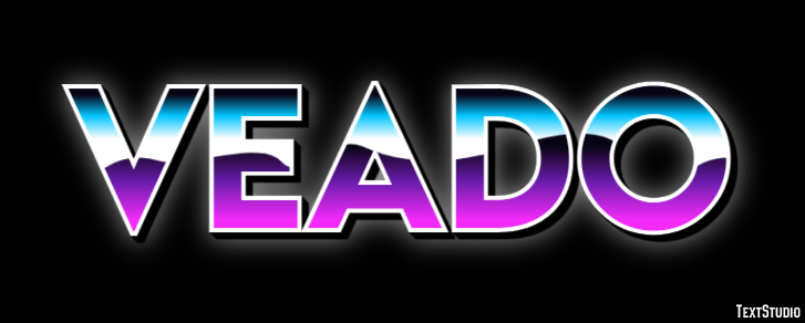 Veado Efeito de texto
