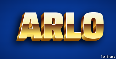 Arlo Text Effect