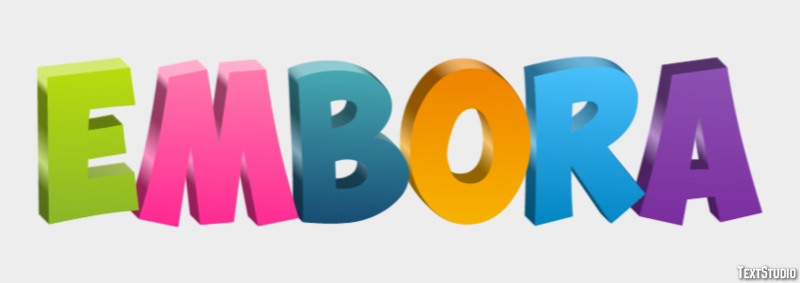 Embora Text Effect