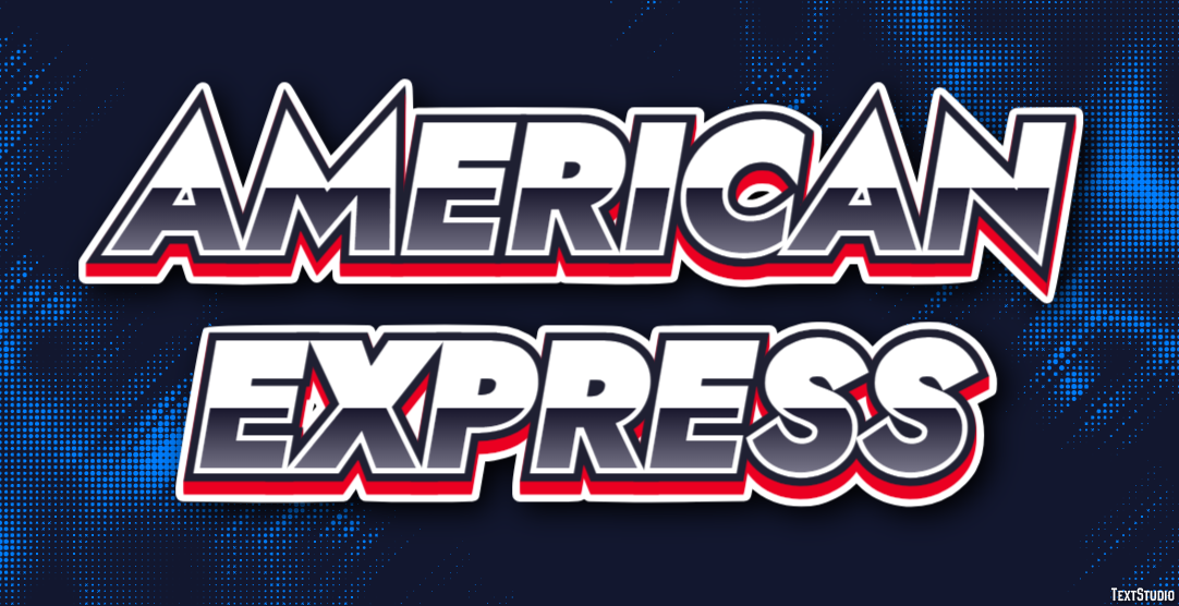 American Express Effetto testo