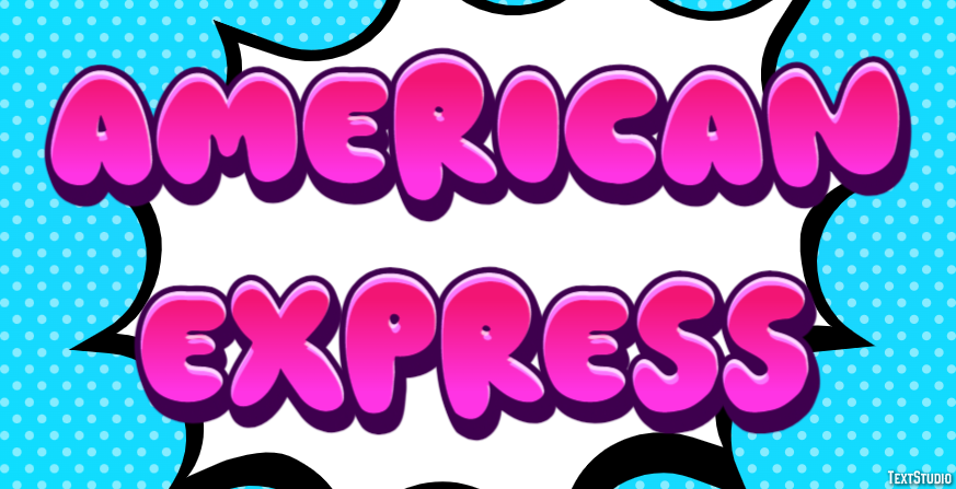 American Express Effetto testo